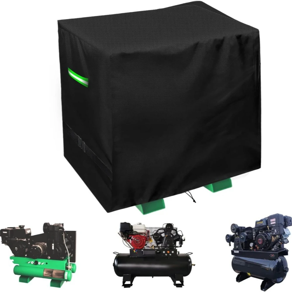 Waterproof Cover for Generator and Air Compressor, 420D Oxford All-Weather Protection, Choose Size
