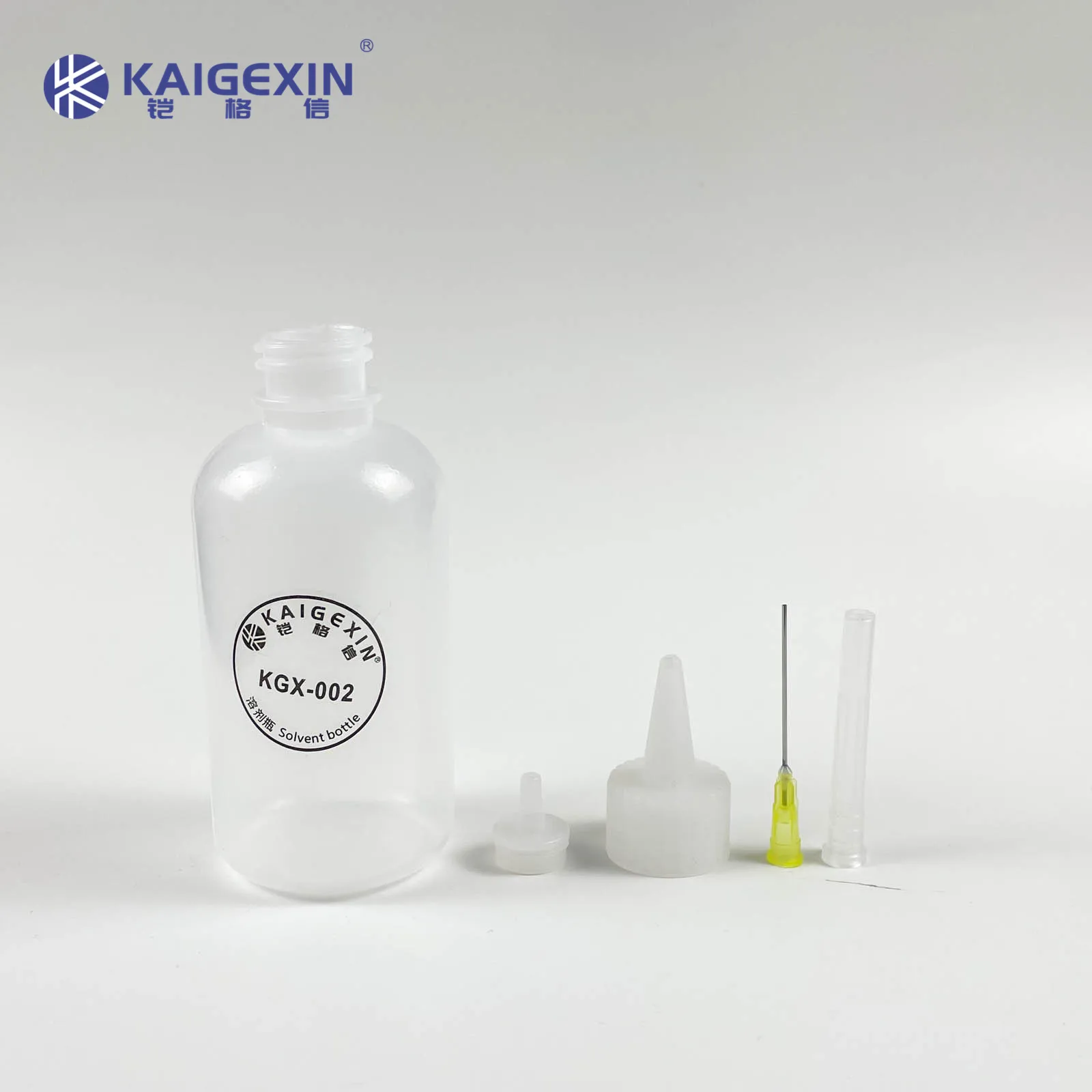 KGX-Squeeze Solvent Bottle with Needle, Alcohol Bottle, Plastic Bottle, Tip Mouth Empty Bottle, 50 ml, 100ml