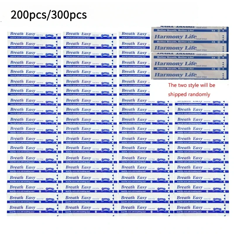 

200pcs/300pcs Breath Nasal Strips Right Aid Stop Snoring Nose Patch Good Sleeping Patch Product Easier Breath Sleep Aid Decive