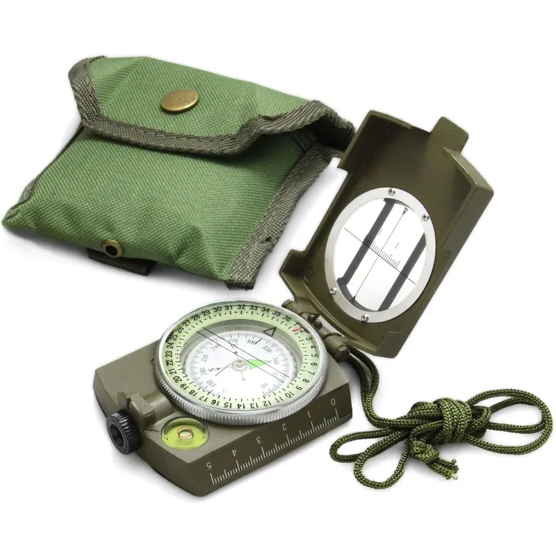

Eyeskey Multifunctional Tactical Survival Military Compass with Lanyard & Pouch | Waterproof & Impact Resistant | Lensatic Sight