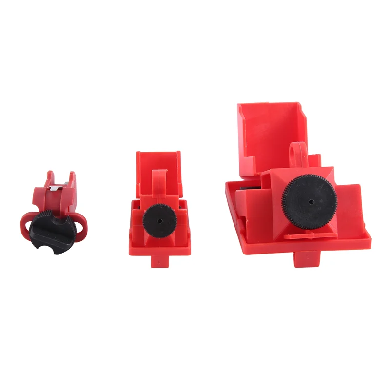 A42Z-1Set Lockout Tagout Kit Clamp-On Circuit Breaker Lockout Sicherheitsvorhängeschlösser, Lockout Tag Universal