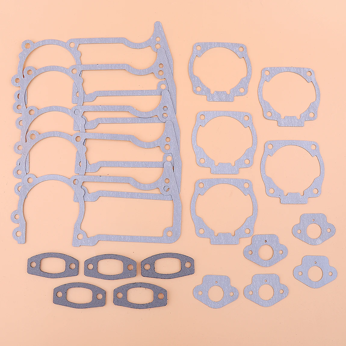 Crankcase Cylinder Muffler Carburetor Gasket Set For Husqvarna 55 51 50 Chainsaw Spare Part 501761802 Motosierra Gasolina