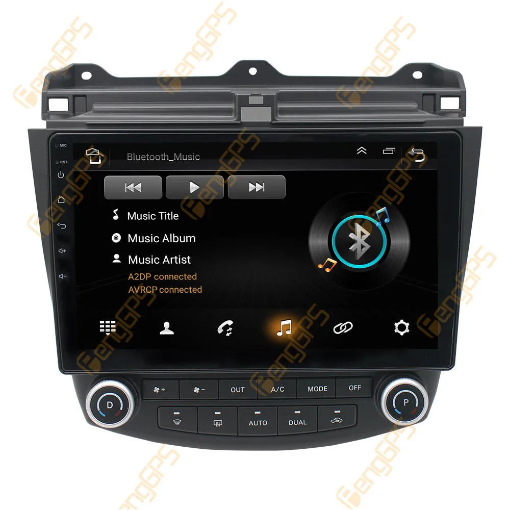 10Inch 6+128G Android13 Radio For Honda Accord 7 2003-2008 Auto Carplay GPS Navigation DSP Stereo Car Multimedia Player Headunit