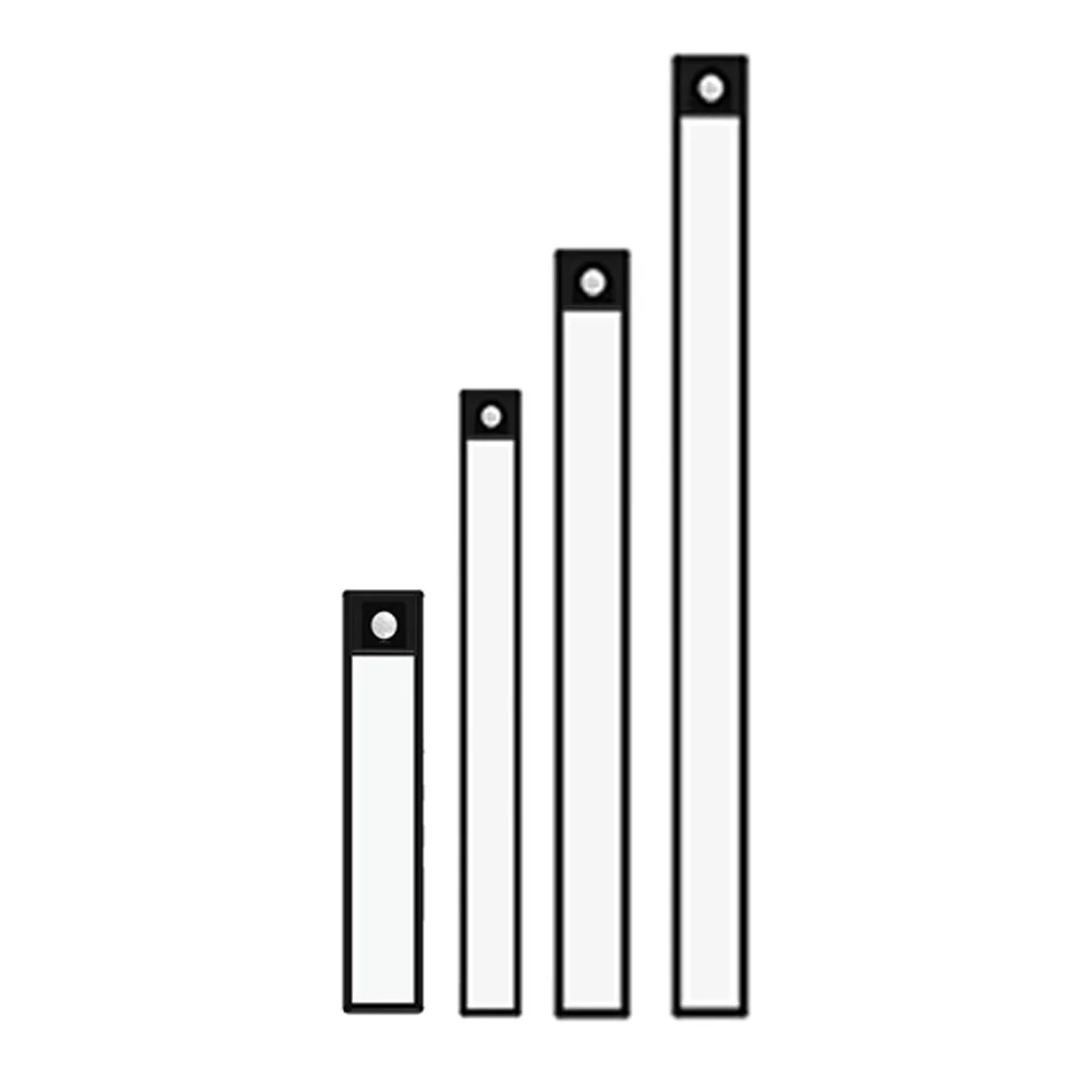 مصباح خزانة بمستشعر الحركة مع كابل شحن، بطارية مغناطيسية عالية السعة، قابلة للفصل، سهلة التركيب، أثاث منزلي #6
