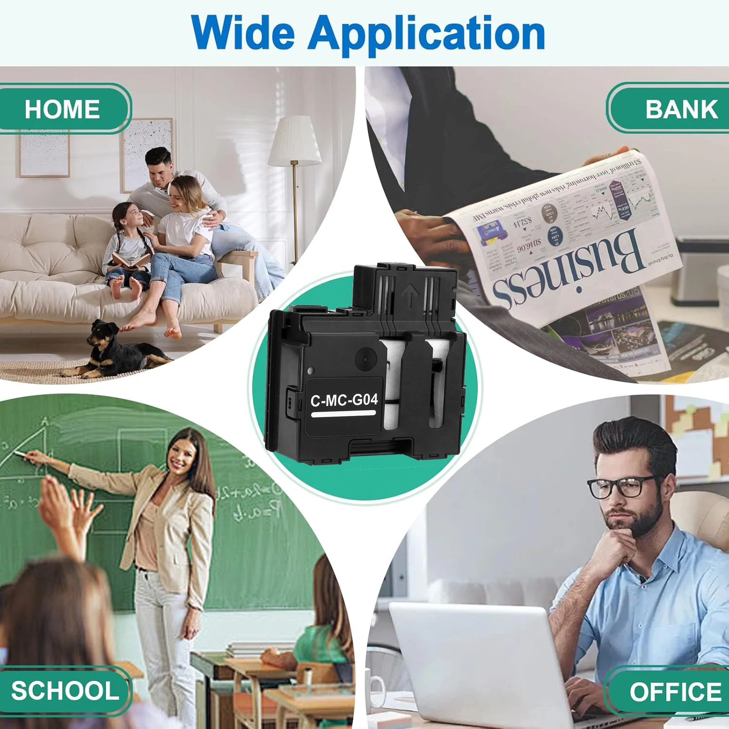 MC-G04 صيانة خرطوشة خزان جمع الحبر النفايات لطابعات Canon PIXMA G1330 G3370 G1430 G2470 G3470 G3471 G3472 G4470 #6