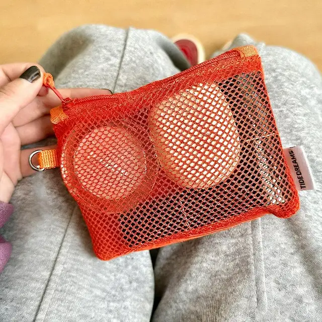 Dual-Layer Mesh Storage Bags Portable Travel Makeup Bag with Zipper Mini Toiletries Cosmetics Organizer Simple Stationery Bag 2 Dual-Layer Mesh Storage Bags Portable Travel Makeup Bag with Zipper Mini Toiletries – view 2
