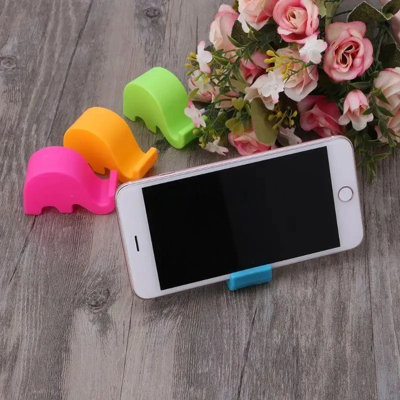Lovely Elephant Desktop Mobile Phones Holder Freeing Hands when Cooking Working Gaming for All for Smart Phones Tablets