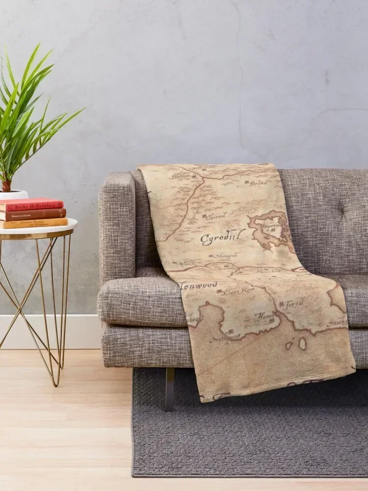 Tamriel Throw Blanket Sofa Flannels Furry Blankets