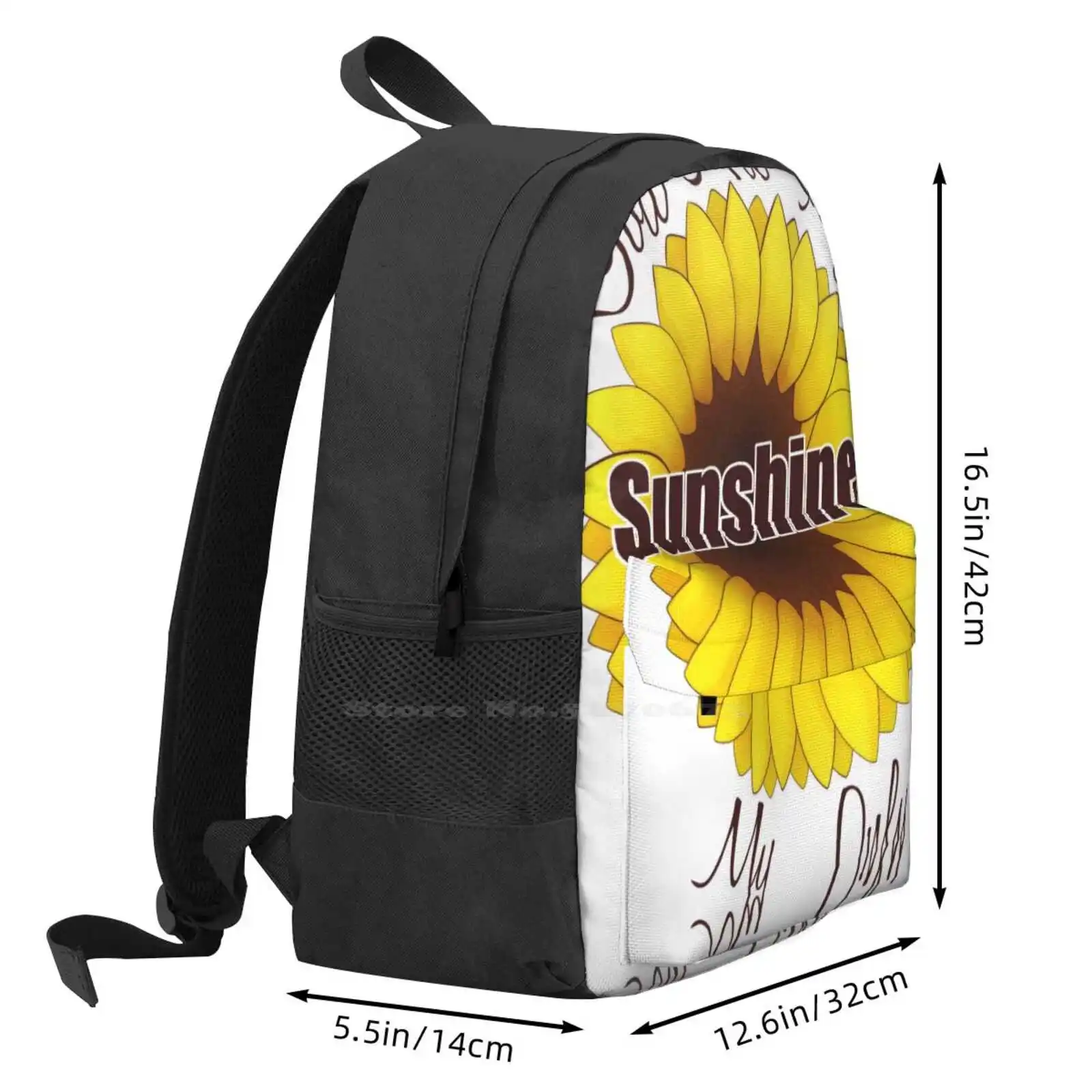 You Are My Sunshine Fashion Travel Laptop School Backpack Bag You Are My Sunshine My Only