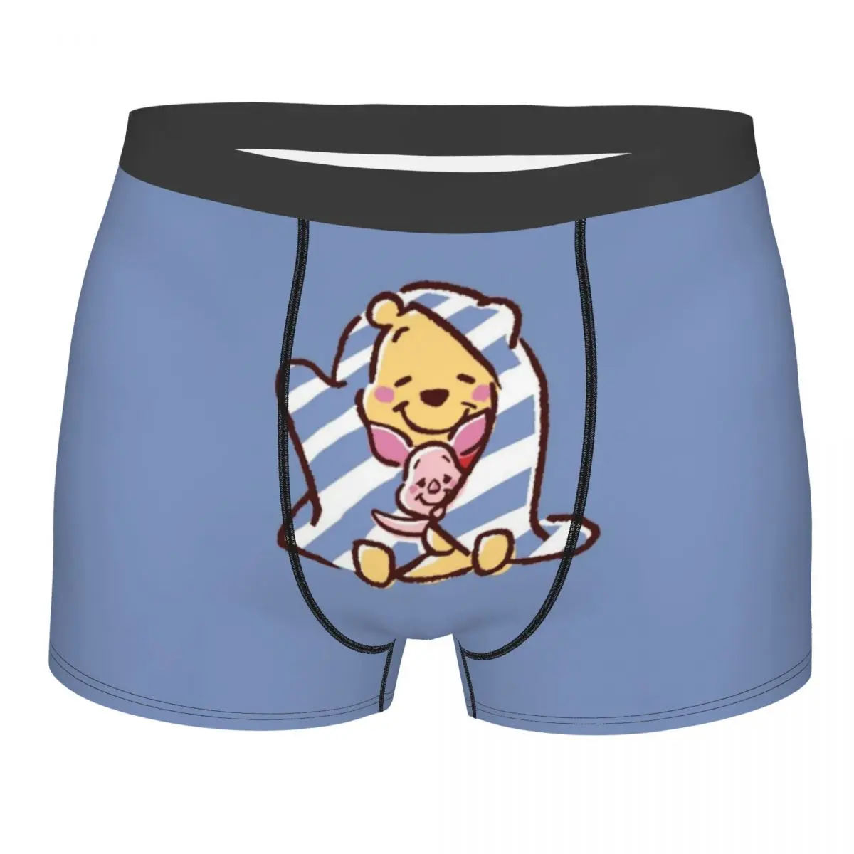 

Custom Piglets And Friends Boxer Shorts For Homme 3D Print Underwear Panties Briefs Soft Underpants
