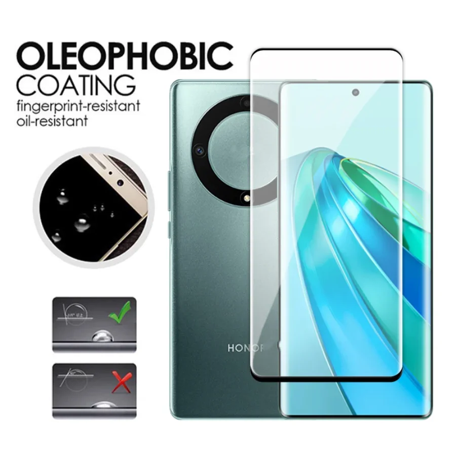 3D Curved Tempered Glass For Honor X9A Cover Film Screen Protector Tempered Glass For Huawei Mate 50 P50 Pro