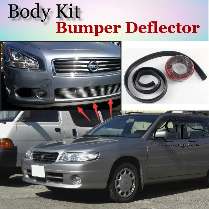 Bumper Lip Deflector For Nissan Avenir / Avenir Cargo / Expert Front Spoiler Skirt For TopGear Car Tuning / Body Kit / Strip