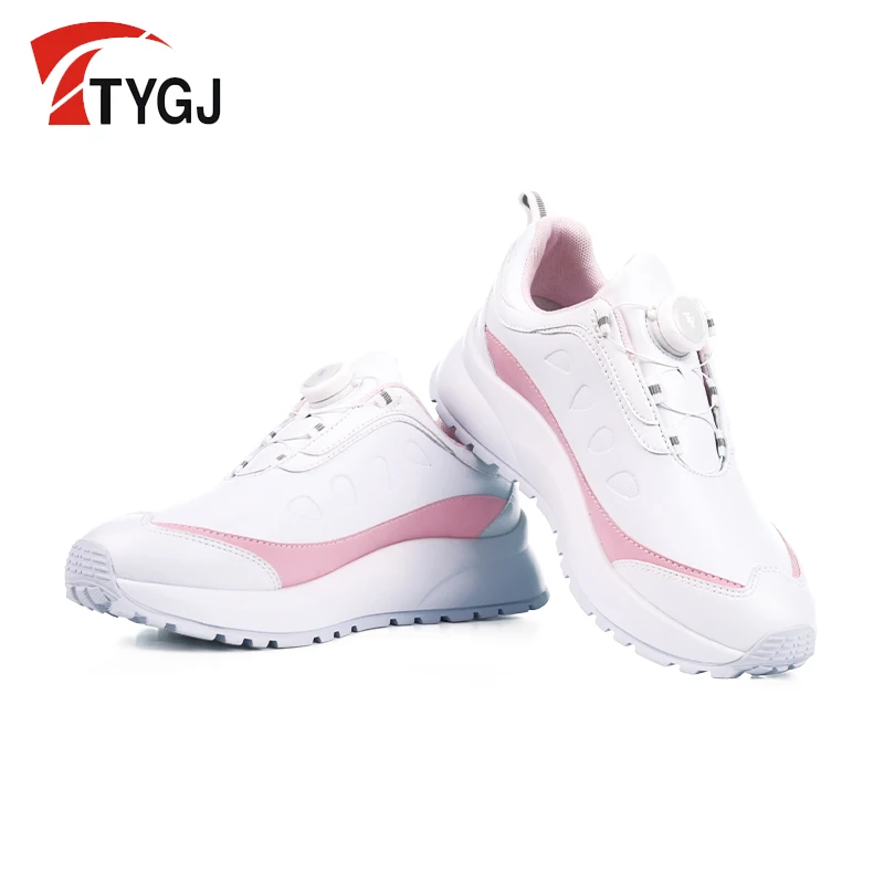 TTYGJ Waterproof Golf Shoes for Women Comfortable Women Sneakers Outdoor Anti Slip Walking Golf Supplies