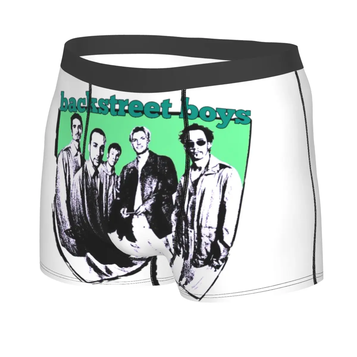 Backstreets Pop Music Boys Underwear Men Sexy Print Custom Boxer Shorts Panties