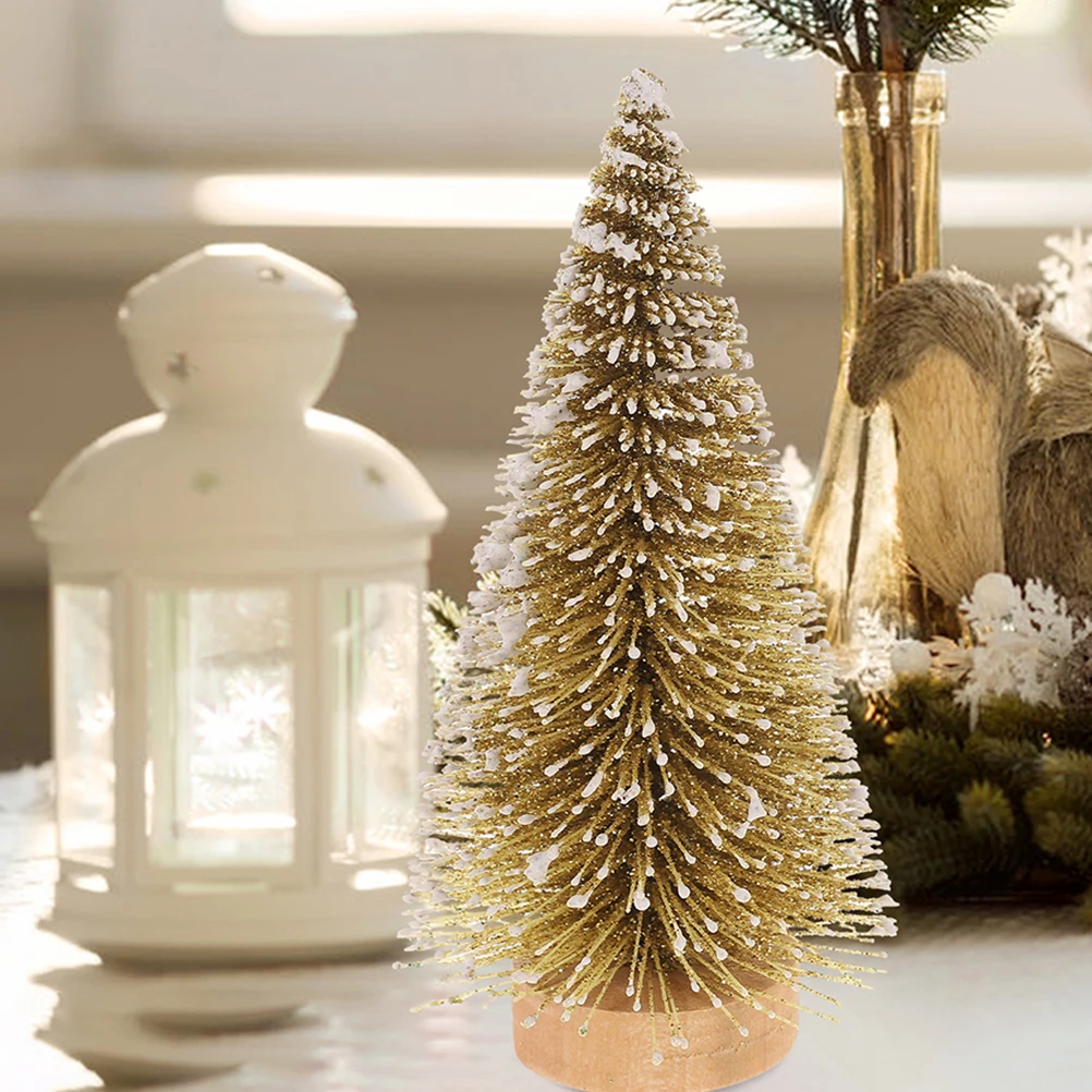 

8 Pcs Mini Tree Cedar Christmas Table Decor Artificial for Decorate The Pet Decorations
