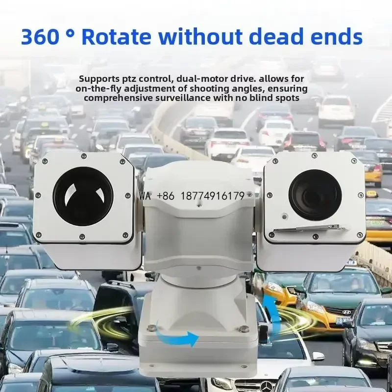 wmwmnu Bi-spectral Long Range Thermal Imaging PTZ High Precision Dual Spectrum Detection 360 Degree RotationODM OEM