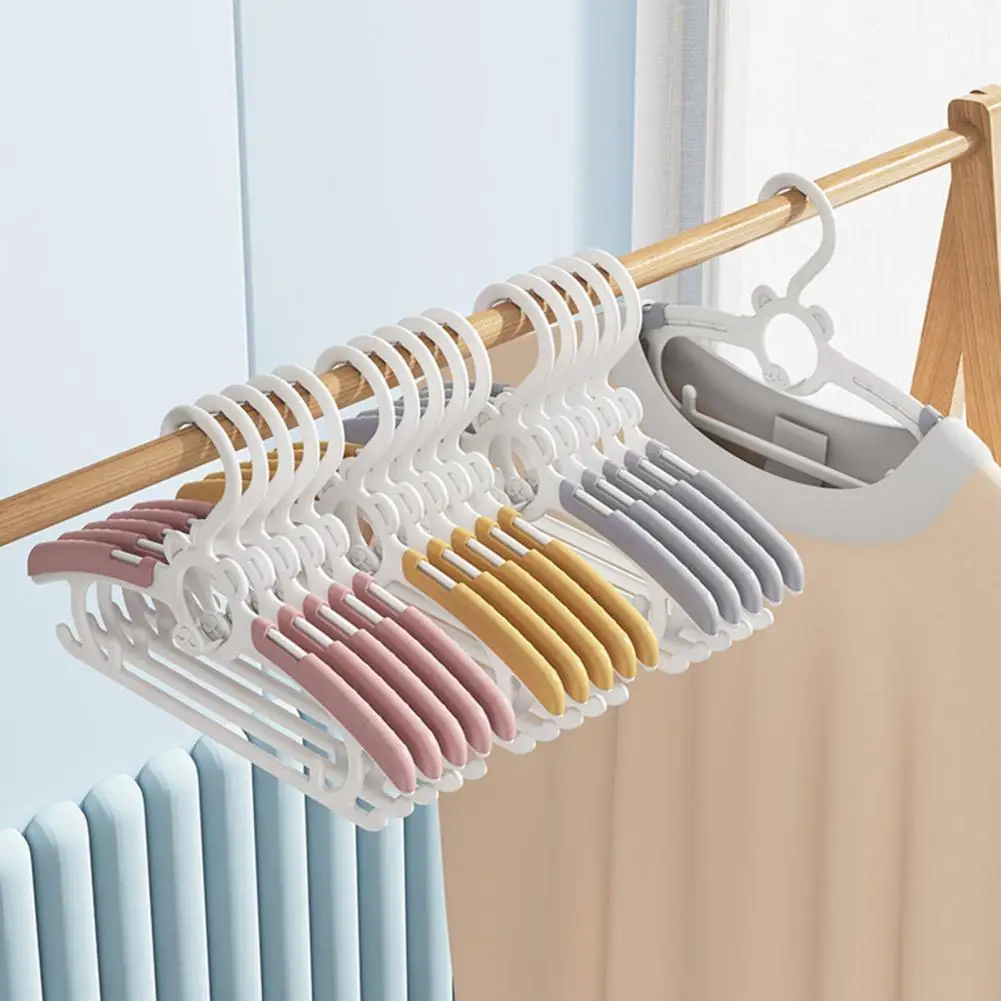 Baby Clothes Organizer Space-saving Newborn Hanger Thin Non-slip Children Clothes Hangers Space-saving Pant Coat for Newborns