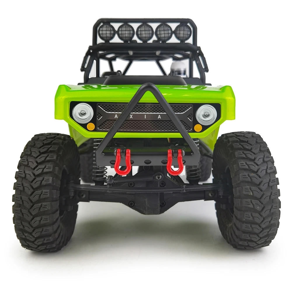 YEAHRUN paraurti anteriore in metallo con grilli di montaggio per verricello per Axial SCX10 1/10 RC Crawler Car Upgrade Parts