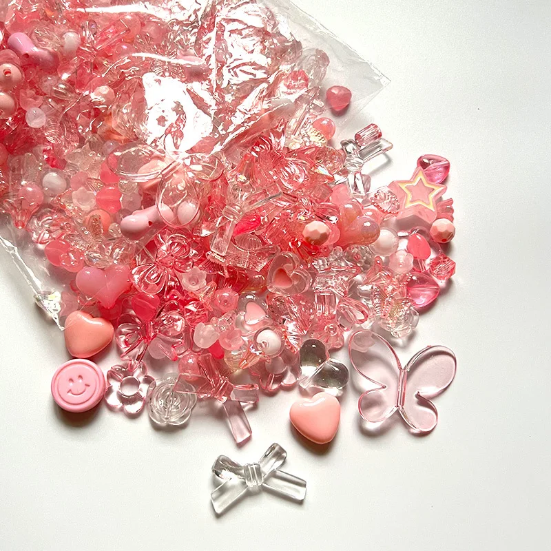 20g Mixing Style Spring Color Acrylic Beads For DIY Handmade Bracelet Jewelry Making Accessories