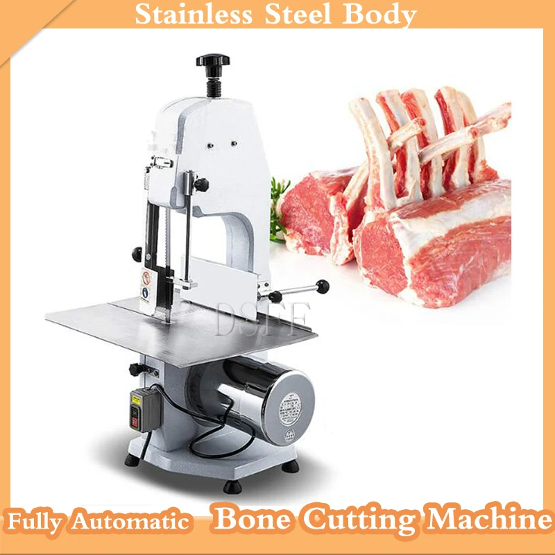 Kleine kommerzielle Knochenschneidemaschine, elektrische Maschine zum Schneiden gefrorener Schweinerippchen/Fisch/Beef