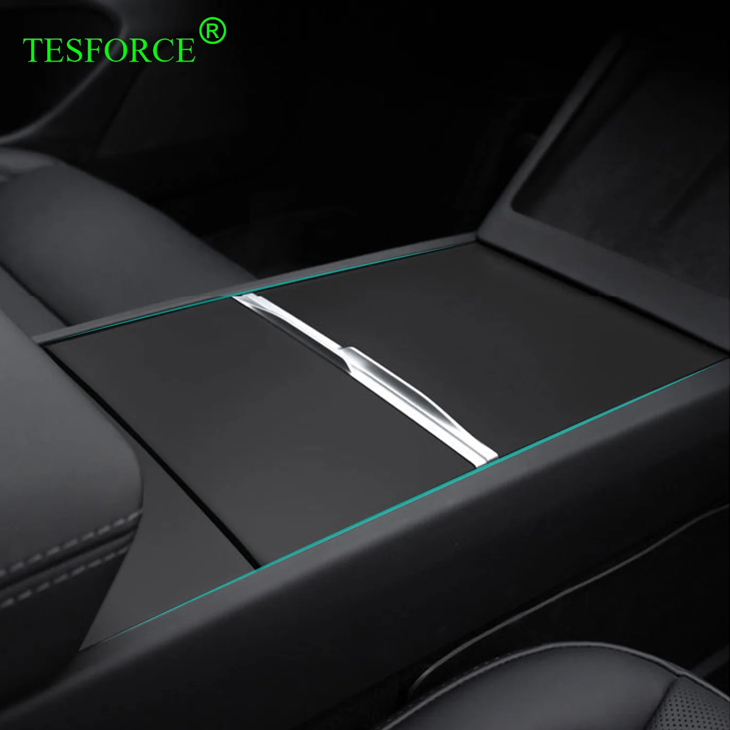 For Tesla Model 3 Highland 2023-2024 Center Panel Protector Sticker New Model 3+ Decorative PVC Carbon Fiber Wood Grain Stickers