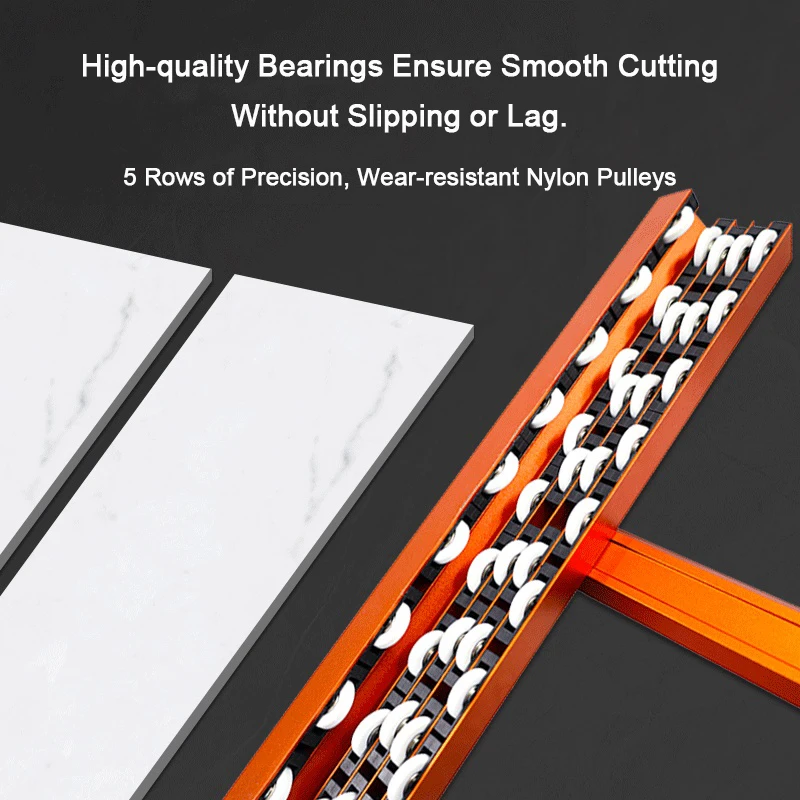 New Manual T-shaped Cutting Tile Blade Head Five-row Push Knife Floor Tile Special Cutting Knife