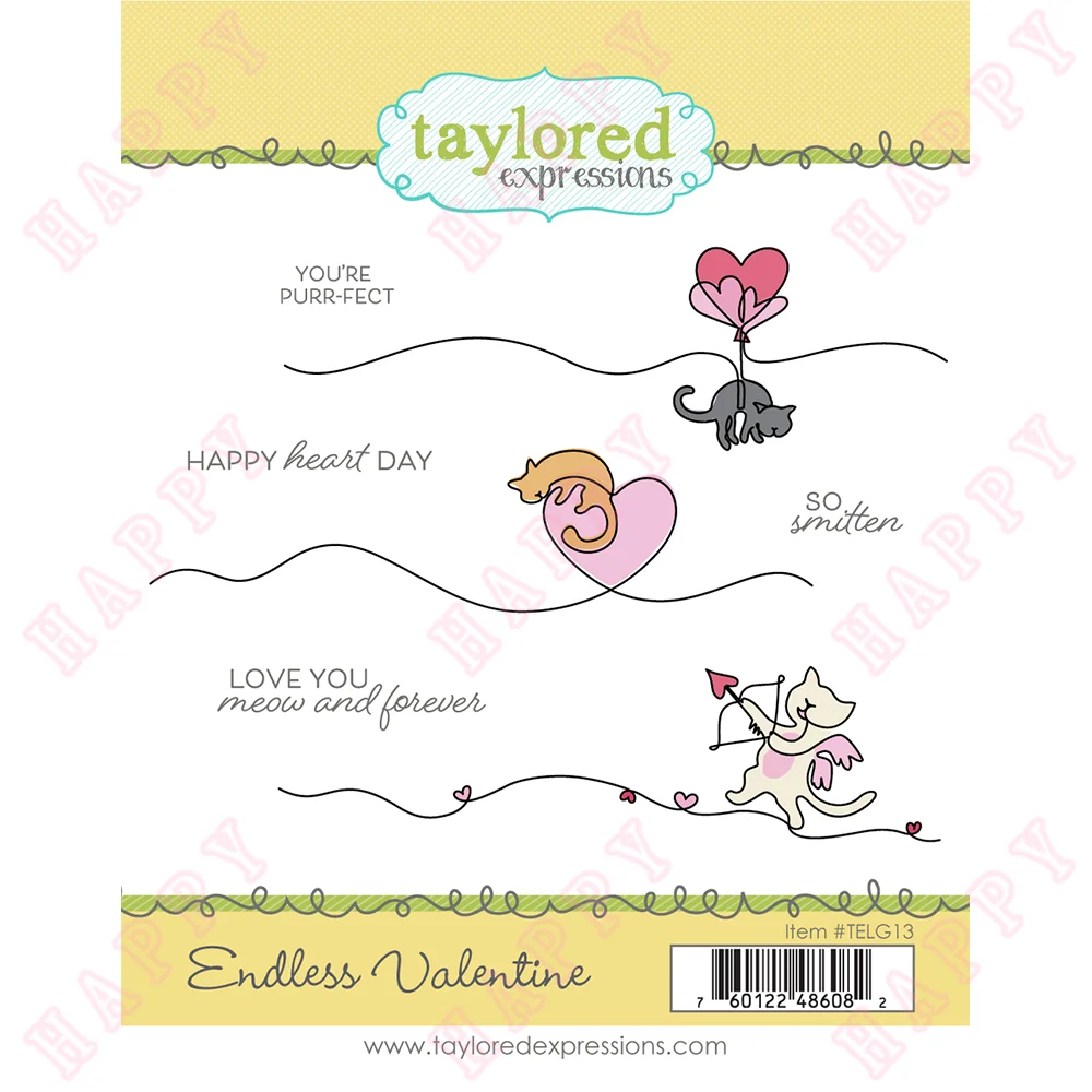 Endless Valentine Clear Stamps For New Scrapbooking Diary Decoration Paper Craft Embossing Template DIY Greeting Card Handmade