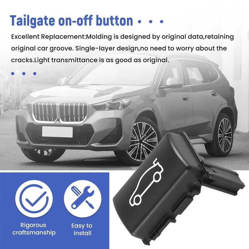 Tailgate Rear Trunk Switch Button Cover For BMW 1 2 3 4 5 6 7 X1 X3 Z4 Series,E81/E82/F22/F23/E90/F30/F32/E60/F10/F11/F01/E84/F2