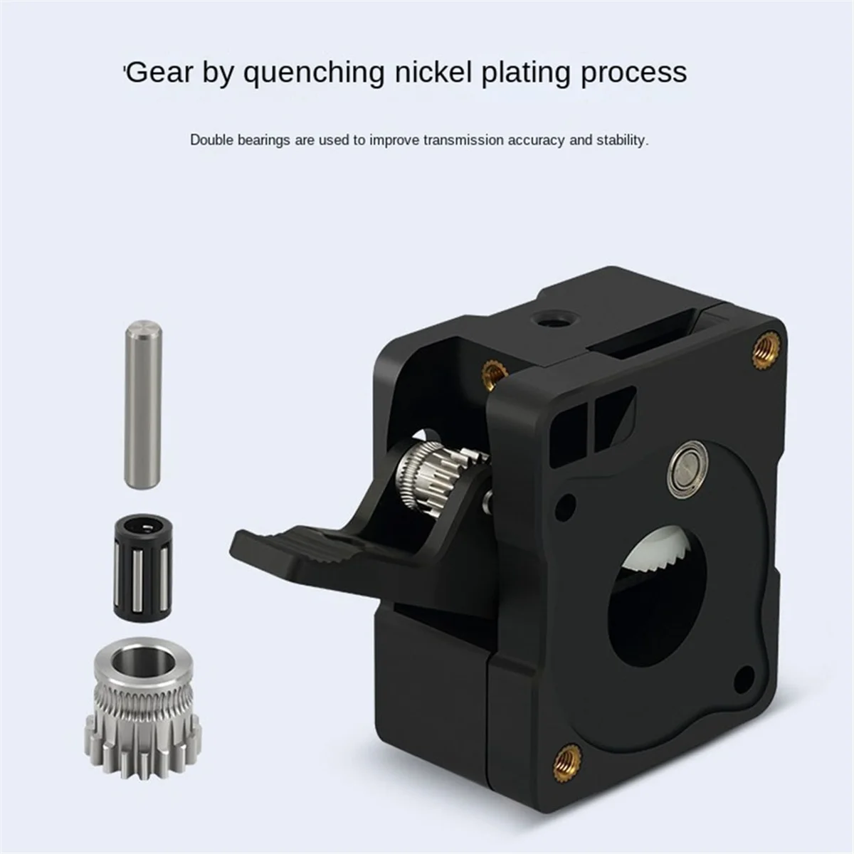 HTG Double Gear Reduction Extruder High Precision Feeding Flexible Filament Available 3D Printer Parts for CR-10 Ender-3