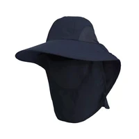 New Print Logo Men Wide Brim Fishing Hat Neck Cover Sun Protect Quick Drying Hiking Caps Outdoor Women Uv Protection Panama Cap - Image 4