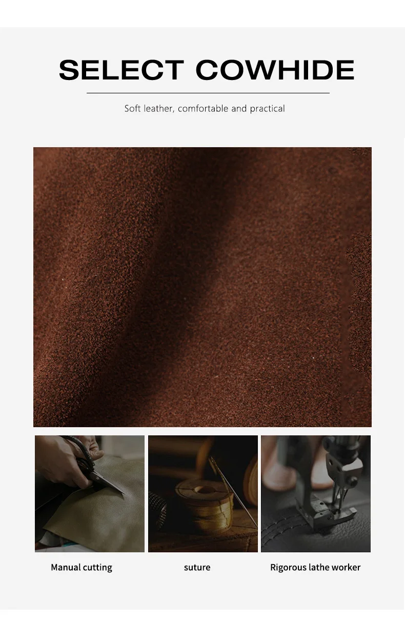 Damen Wildleder- & Leder-Tragetasche, Henkeltasche mit Silber-Verschluss, Damen-Umhängetasche Ideal für Arbeit & Alltag – Detail 6
