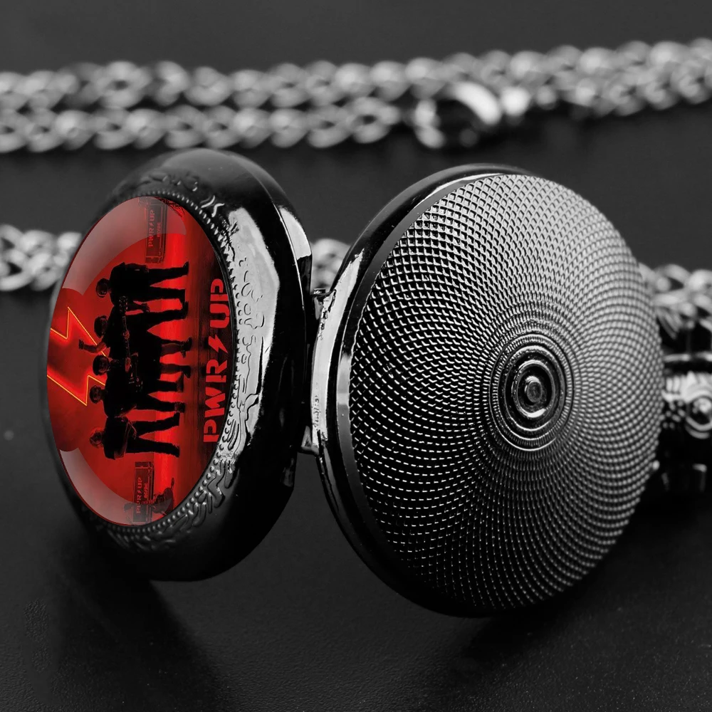 Classic Band Design Vintage Quartz Pocket Chain Watch Necklace Watches For Men Kids Birthday Unique Gifts Mens Pocket Watches