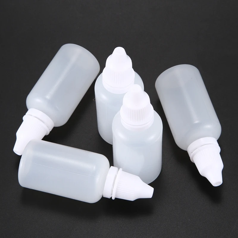 100Pcs 30Ml Empty Plastic Squeeze Bottle Eye Liquid Container Dropper