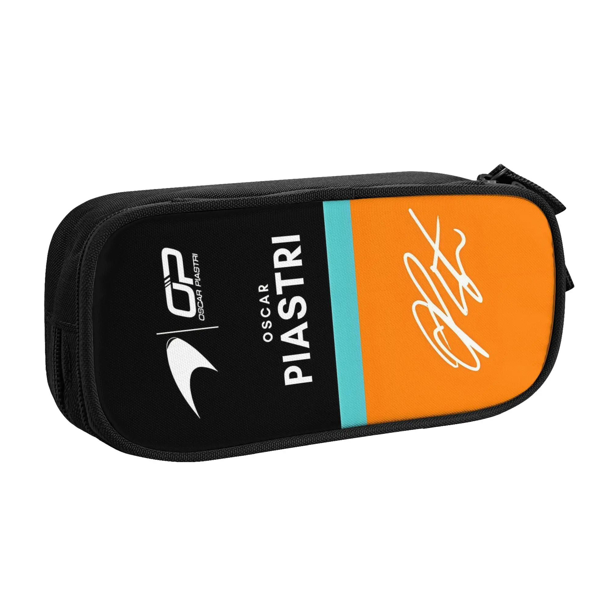 Kawaii Australian O-Oscars P-Piastris Racing Driver Pencil Cases for Girls Boys Large Storage Pencil Box Stationery