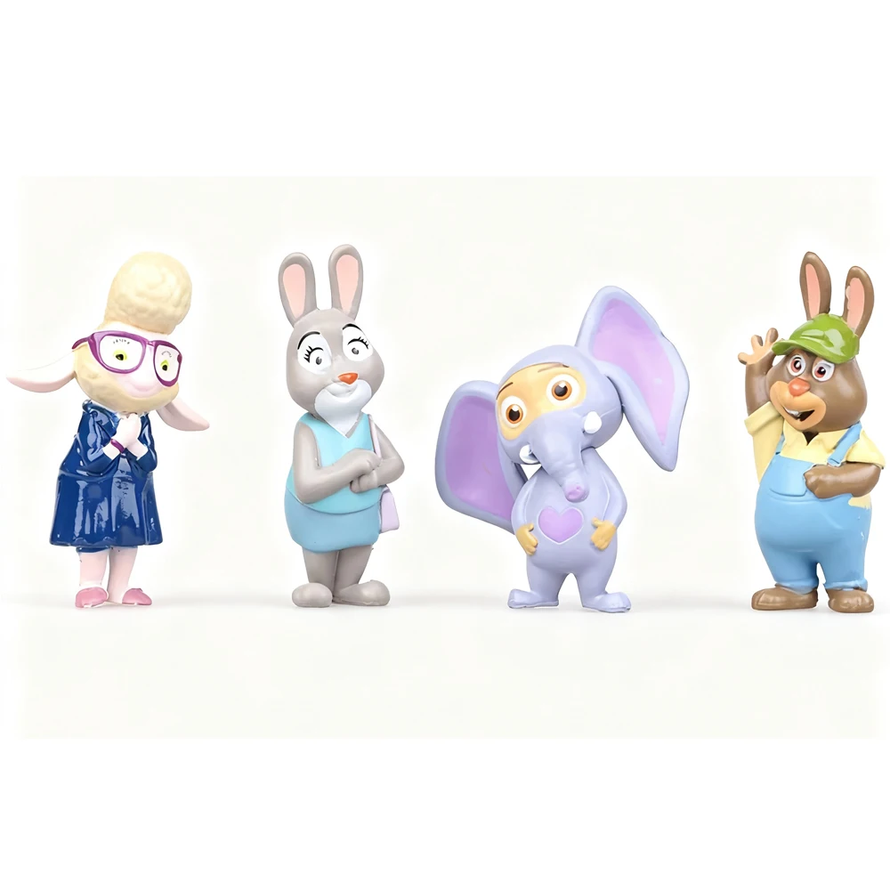 متوفر في المخزون ألعاب شخصيات الحركة المذهلة من Zootopia أرنب جودي هوبس فوكس نيك وايلد مجموعة هدايا للأطفال