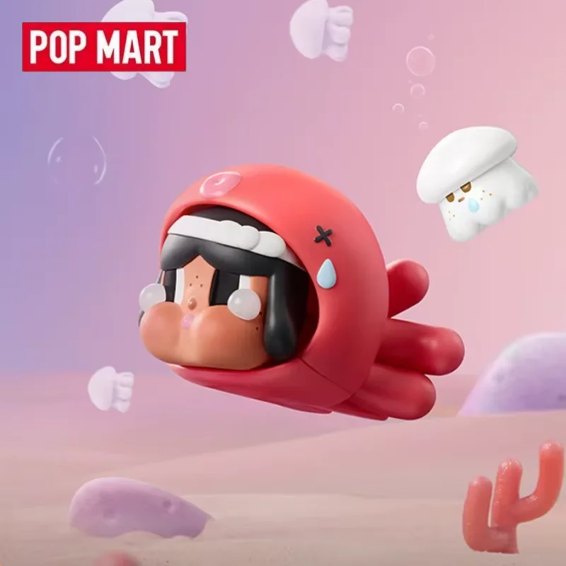 POP MART CRYBABY CRY ME AN OCEAN Series Figura Caixa Misteriosa Genuína Blind Box Brinquedos Surpresa Enfeites de Bolsa Estatuetas Decoração de Casa