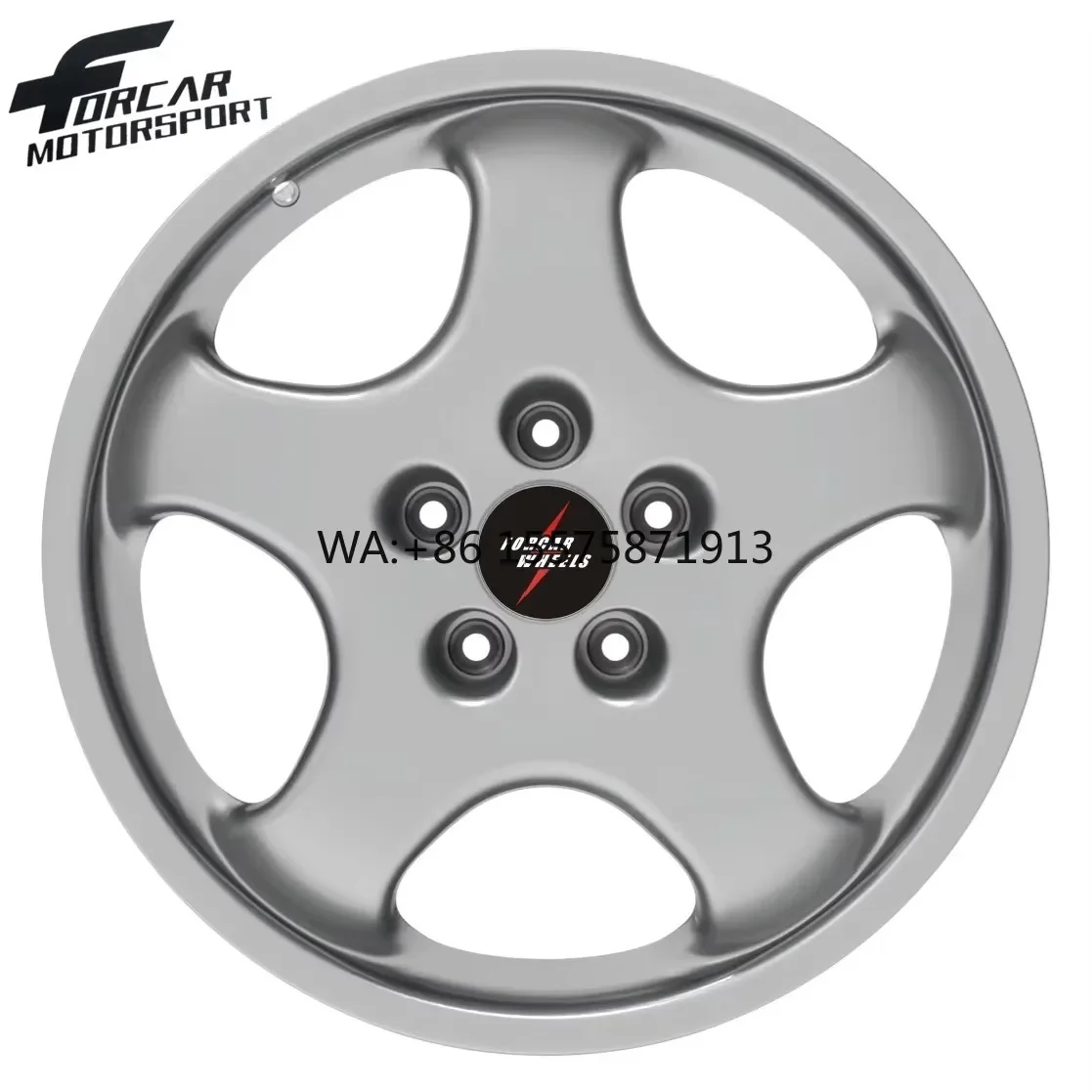 

Simple Design One-Piece Silver Color Aluminum T6061 Custom Salable 16-24 Inch Alloy Forged Wheels Rims for Passenger Car