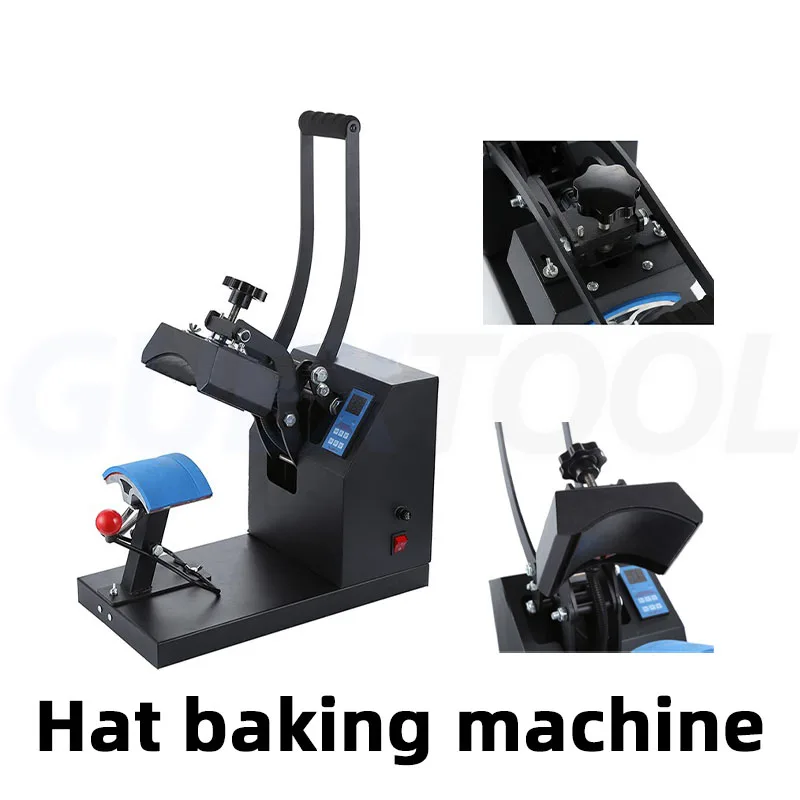 Hat Hot Press Machine Hat Hot Stamping Machine LCD Digital Hot Press Machine Timed And Temperature Controlled Hot Stamping Machi