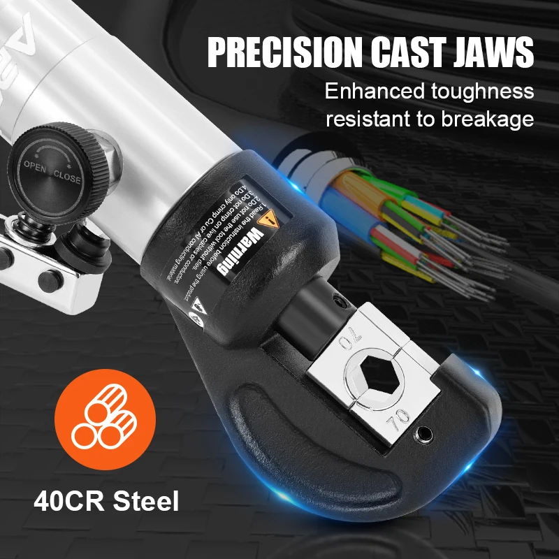 أبريل الهيدروليكية العقص أداة APR-70 كابل العروة المكشكش ذو طيات 4-70mm2 ضغط أداة الضغط 5-6T الضغط