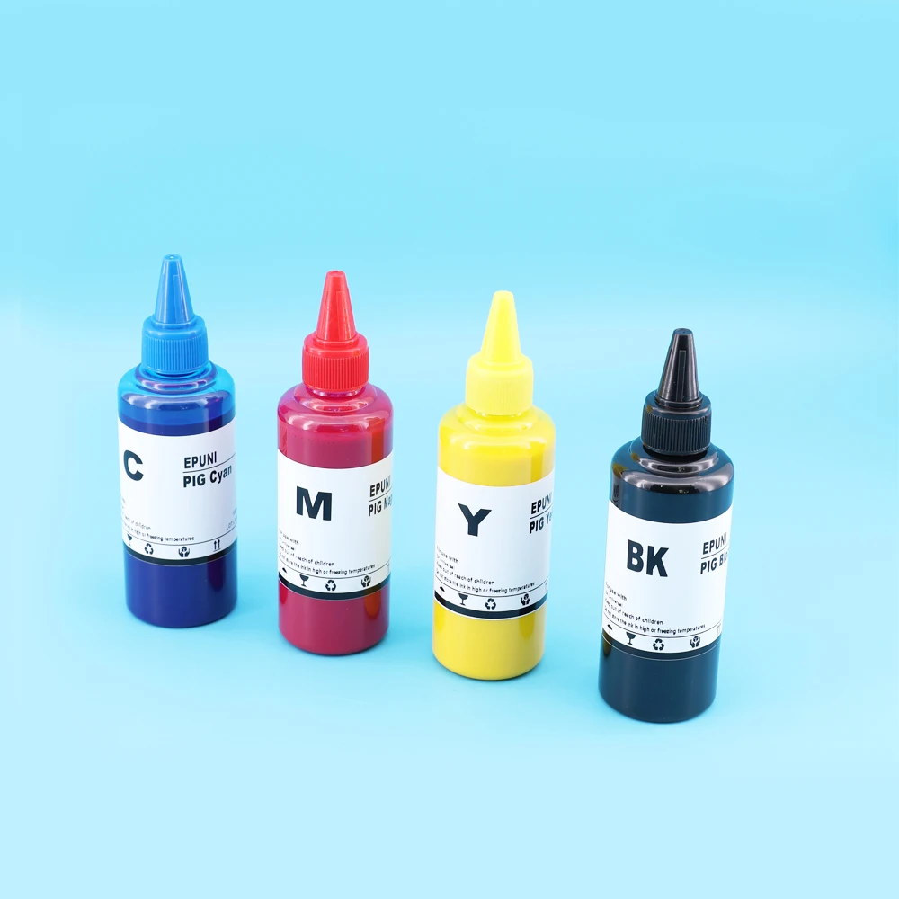 

4 Colors 100ml T405 812 822 802 Pigment Ink For EPSON WorkFore EC-C700 WF 7840 3820 4820 4830 4834 4740 4730 4720 Printer Ink