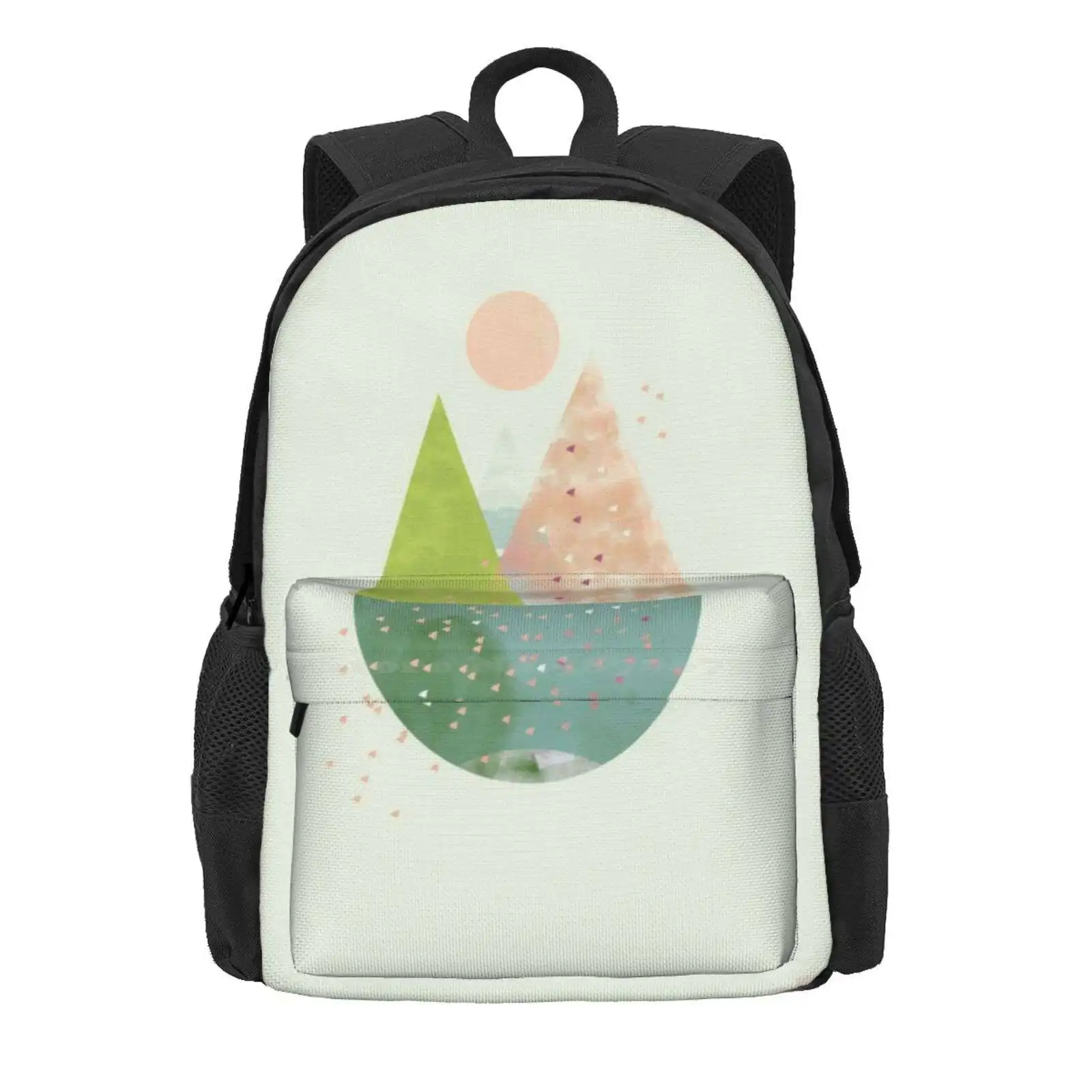 Spring Hot Sale Schoolbag Backpack Fashion Bags Modern Minimalist Art Abstract Modern Art Gallery Wall Seascape Landscape Art