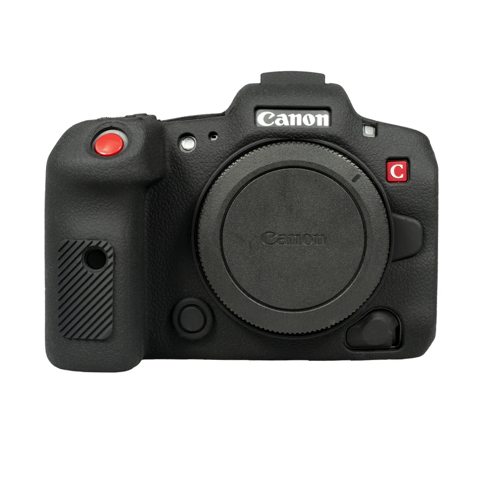 R5C Top Texture Rubber Silicone Case Body Cover Protector Frame Skin for Canon EOS R5C Camera