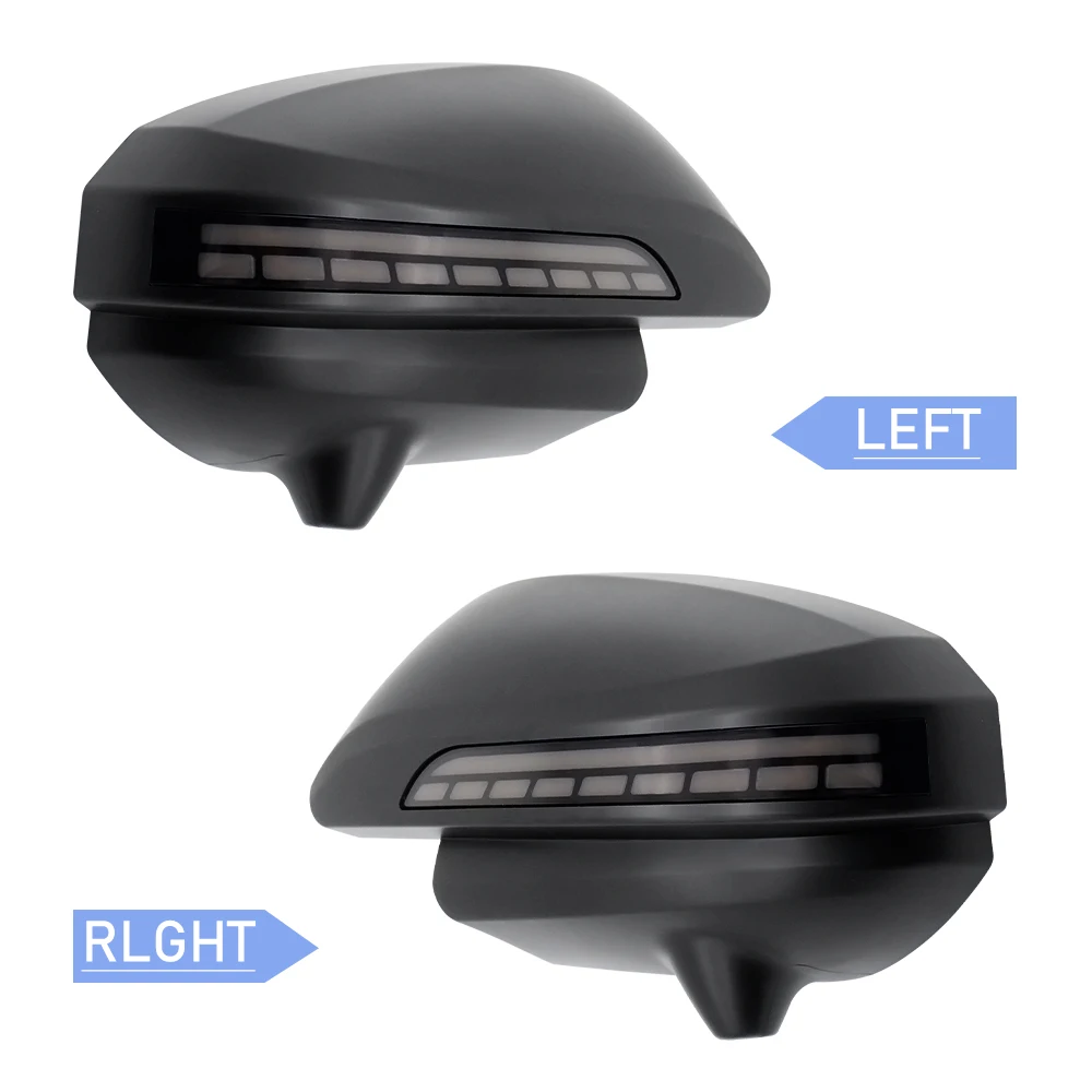 Matte Black Car Rear View Mirror Side Mirror Cover Cap Trim For Toyota hilux revo 2015 2016 2017 2018 2019 2020 2021 2022 2023