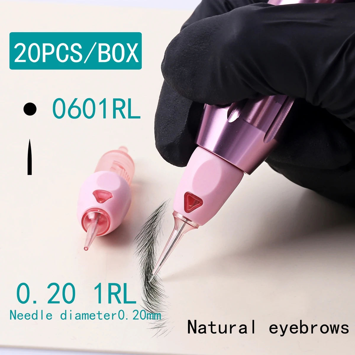 1RL игла для картриджа для татуировки, игла для татуировки бровей, игла для вышивания 0601RL 0801RL 1001RL 1201RL, игла для тонкой татуировки