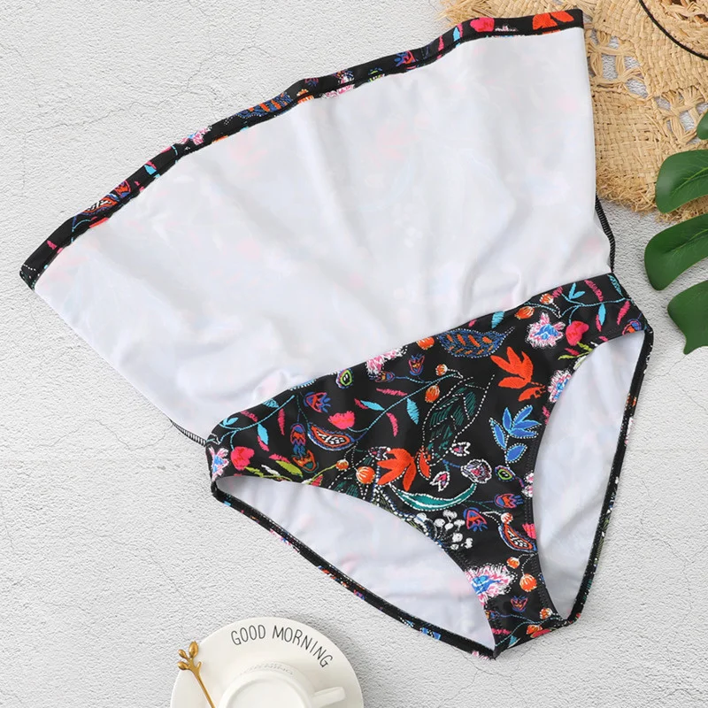 ملابس السباحة النسائية المايوه كبيرة حجم كبير Tankini مجموعات 2025 بحر قطعتين ثوب السباحة الرياضة بركة المرأة لباس سباحة