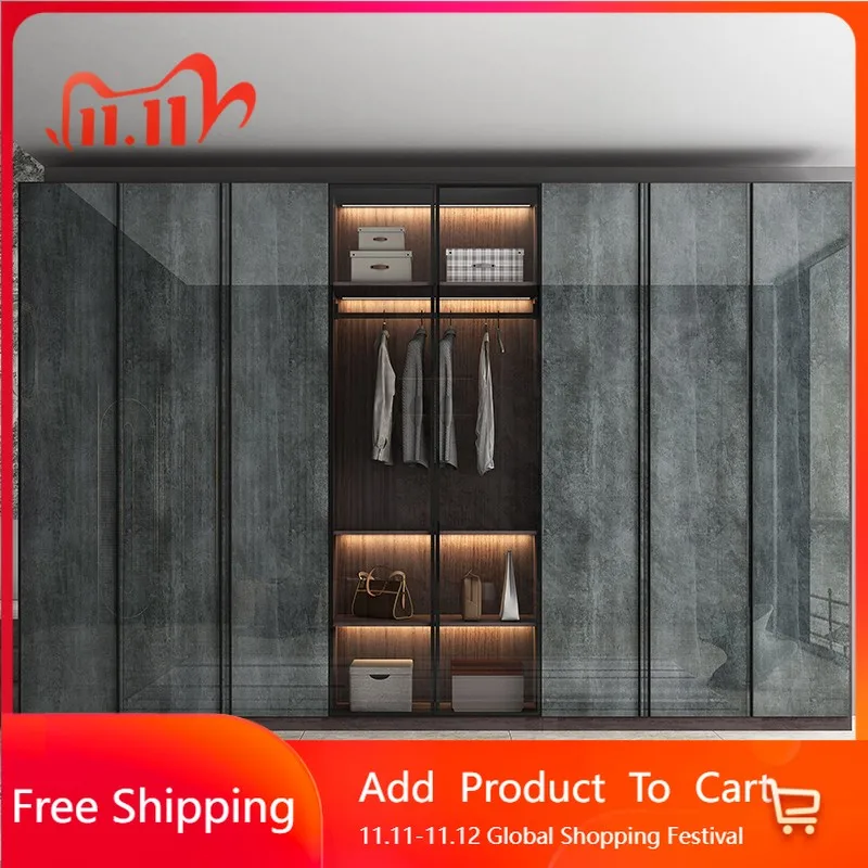 

Living Room Shelf Wardrobe Organizer Modern Storage Display Transparent Wardrobe Partitions Vestidores Lounge Suite Furniture