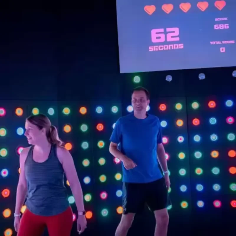 Interactive Fiberglass LED Light Button Games for Indoor Sports Park & Game Room-Team Building Challenge
