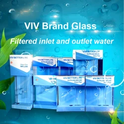 High Quality VIV Glass Inflow Outflow Pipe Lily Spin Peony Ochid Aquarium Filter Accessories