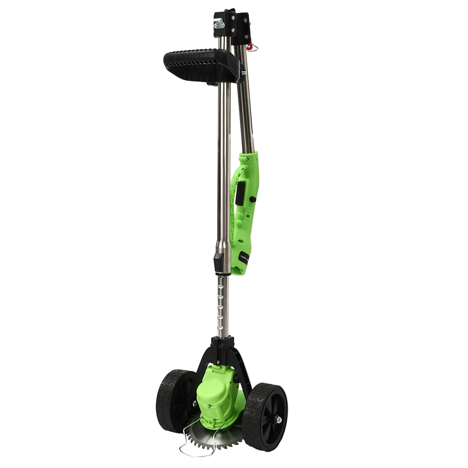 200W Electric Lawn Mower Cordless Grass Trimmer Height Adjustable Mini-Mower Battery Powered Garden Power Tools 8* Blades