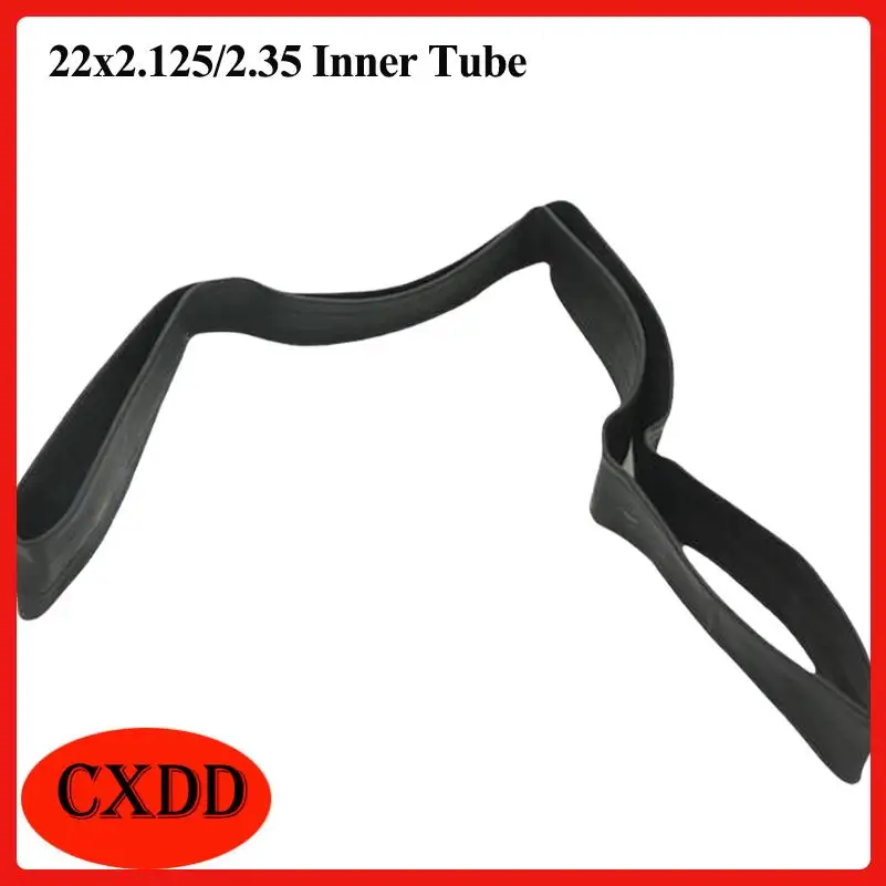 Multi-Fit 22x1.75 to 2.35 Straight Valve Inner Tube Compatible with Various Bicycle and E-Bike Tires